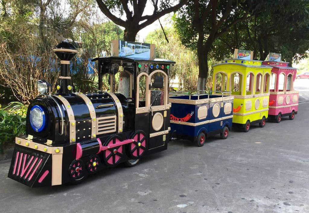 防城港景区广商场无轨观光小火车电动儿童游乐设备小火车可坐人户外玩具